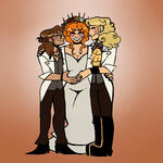 full-body three characters / ~$30