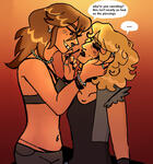 half-body two characters complex lighting / $20