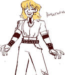 full-body flat sketch / ~$6